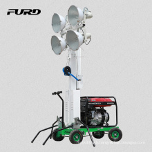 Diesel Gasoline Generator Powered Compact Mobile Light Tower FZM-1000B